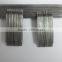 Concrete hook end glued steel fiber