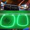 RGB Multi-Color LED Angel Eyes Halo Rings Kit For 2011-2014 Dodge Charger with Remote