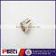 Ni-plated circular overlapping curve brass screws