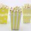 Popcorn Treat Boxes Chevron Striped Polka Dot Spots Birthday Party Favor Loot Paper Bags