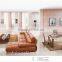 Living room furniture marble top wooden frame TV stand