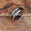 High quality jewelry black carbon fiber tungsten ring popular items tungsten ring for men