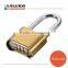 United States 4 Combination Bottom Brass Pad Lock