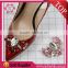 Fashion Rhinestone Shoe Ornaments/Wedding Shoes Decoration in Siam color