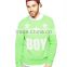 wholesale plain green custom printed hoodies for men hotsale