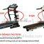 2.5HP Ganas folding household running machine Mini electric Body Fit Treadmill