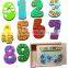 2015 preschool smart game wooden kids number puzzle toys