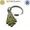 OEM simple design brass/zinc alloy medal keychain