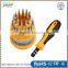 31 in 1 precision Magnetic screwdriver set with Non-slip rubber handle essential tool kit