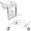 Airport baggage cart/ airport luggage trolley with brake /airport trolley cart
