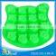 Custom food grade cheap promotional silicone ice cube tray