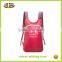 New design waterproof and foldable sport backpack