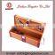 Jinhua Supplier Handmade Rectangular MDF Wine Box Handle Latch Accessories Set
