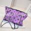 Wholesale Two Usage Rhombus Pattern Girls pu Shoulder Chain Bag