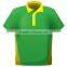 Green color rugby uniform design for high school team