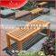 Solid outdoor leisure Wood bench beach platform bench