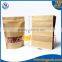 Moisture Proof foil plastic Laminated kraft paper bag with clear window