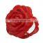 Factory directly rose shape plastic folding pocket mirror