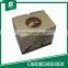 NEW SHAPE BROWN CORRUGATED CARDBOARD PAPER BOX FOR PACKAGING GLASS MUG WITH CLEAR WINDOW