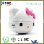 hot product 2015 china marketing cute hello kitty power bank