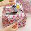 Beautiful flowers printing design lunch bag with great price for offices