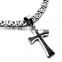 Custom cheap cross pendant necklace jewelry set discount stainless steel jewelry