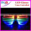 2015 New Design Plastic Flashing Light Up Led Glasses