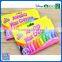 2016 round shape jumbo wax crayons into paper box