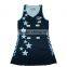 Sublimation 100% polyester cheap netball jersey