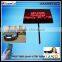 New! 10"x15" inch Digital Placard P5-24x72 with printed logo 1/2/ 3 lines message LED placard sign display /Paging Board