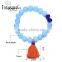 Fashion jewelry vintage ethnic wholesale jewerly Bracelet Crystal Tassel Resin Beaded Bracelet