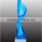 innovation rising trophy liuli glass colored crystal trophy