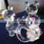 Vivid shape christmas crystal strap gift in home decoration