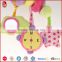2016 new products plush bunny frog custom baby bed hanging toys