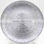 13 inch glass charger plates in snail pattern for decoration, wholesale