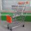 Steel With Chrome Plated Mini Desk Shopping Cart Shopping Basket With Wheels