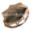Wholesale Waterproof Waxed Canvas Briefcase With Leather Trim