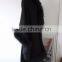 Cool Style Punk Soft Pushmere Like Cape With Black Raccoon Fur Hood Good Quality Fur Trim Square Cape Scarf