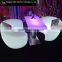 Classic Versatile Livingroom Yard Lounge Bar Leisure LED Two Seats Sofa LED Light Sofa