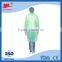 Disposable cool lab coats cheap Nonwoven top lab coat