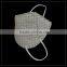 Kitty spunlace nonwoven fabric C-shape protective face mask with valve