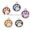 Silver Color Heart Shape Women Dog Tags