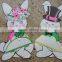 Baby BlueTissue Paper Craft Bunny Hanging Honeycomb Decoration