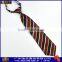 Custom Kids Tie 100% Polyester Woven Elastic Necktie For Child