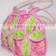 China Fashion Style Woman Shoulder Bag Leaf Design Fresh Color Medium Size