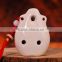 Jingdezhen Ceramic 6holes ocarina bamboo leaf