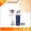 Portable 480ml flip lid glass water bottle with infuser