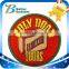 embroidery hook and loop on fashion iron on badges