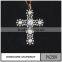 Wholesale two color plated necklace jewelry 925 silver and brass pendant