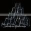 New design factory plastic book shelf acrylic magazine rack book case